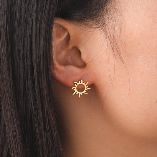 Bohemian Sun Totem Earrings